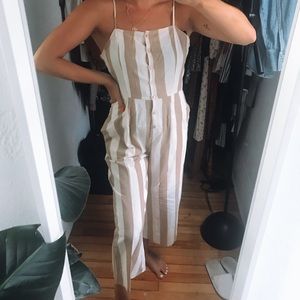 Striped Jumpsuit